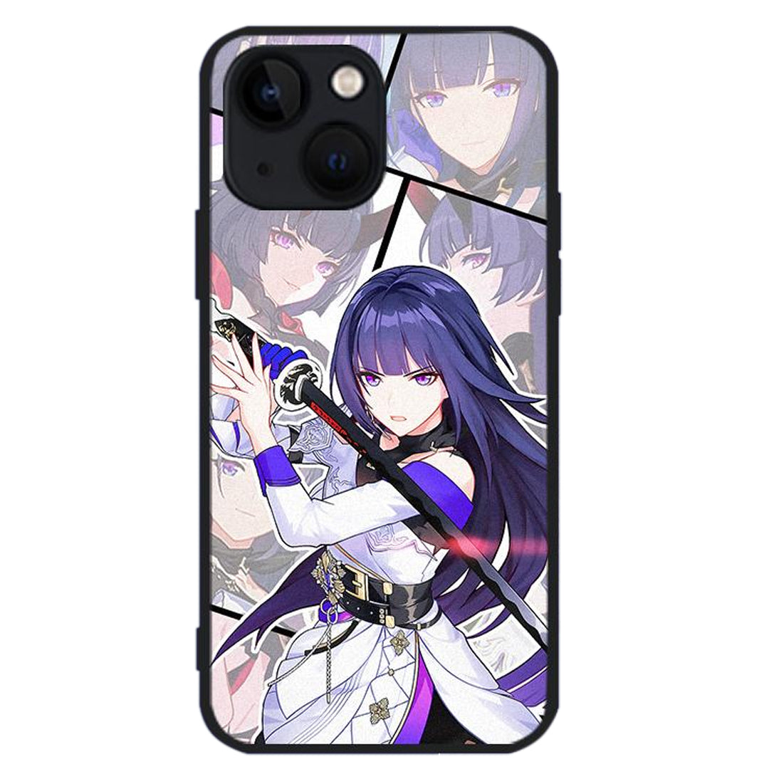 Raiden Mei --glass phone case