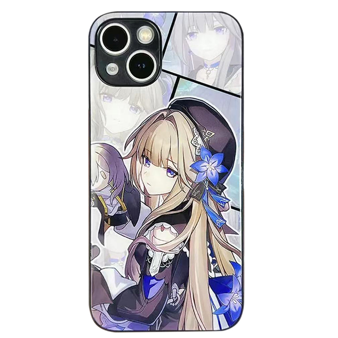 Herta --glass phone case