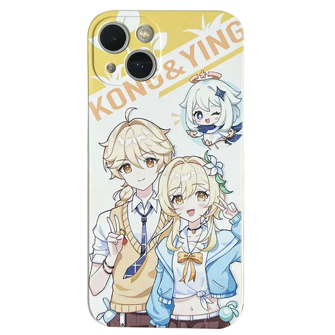 Aether And Lumine And Paimon