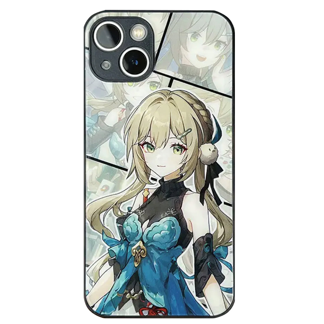 Qingque   --glass phone case