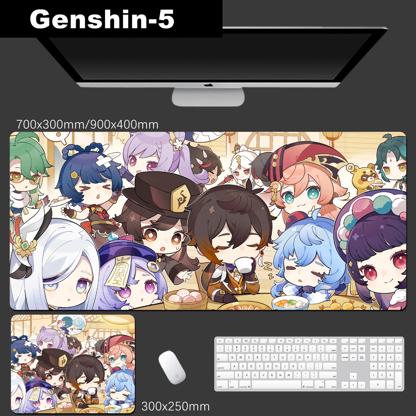 Tapis de souris Genshin Impact