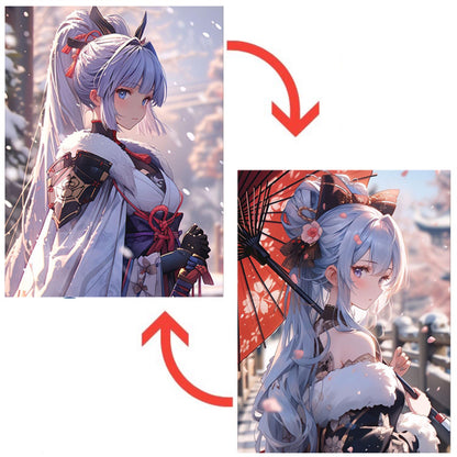 Three-dimensional gradient painting, cartoon comic frame