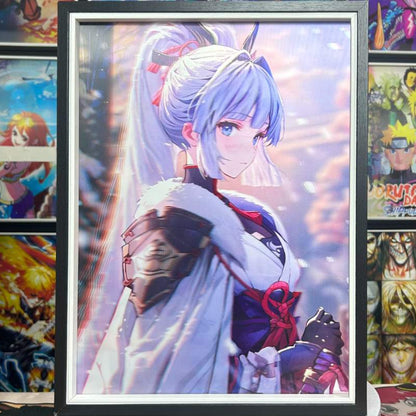 Three-dimensional gradient painting, cartoon comic frame