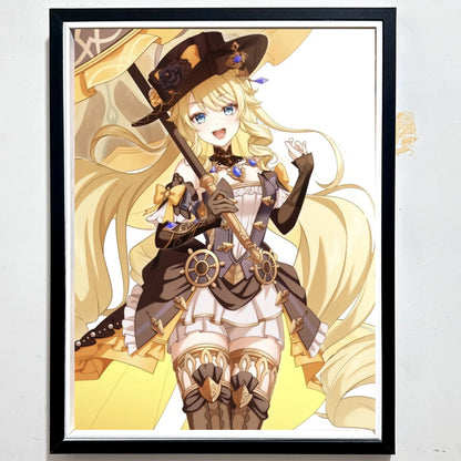 Three-dimensional gradient painting, cartoon comic frame