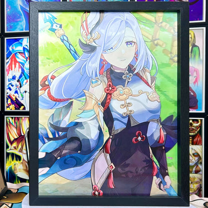 Three-dimensional gradient painting, cartoon comic frame